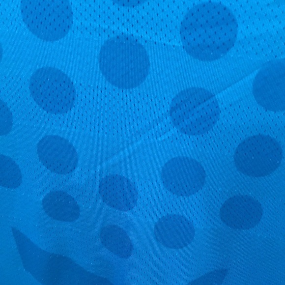 Puma Mens Polo Shirt Golf Size Large Blue Air Vent Short Sleeve Golfing Sports - Picture 5 of 8